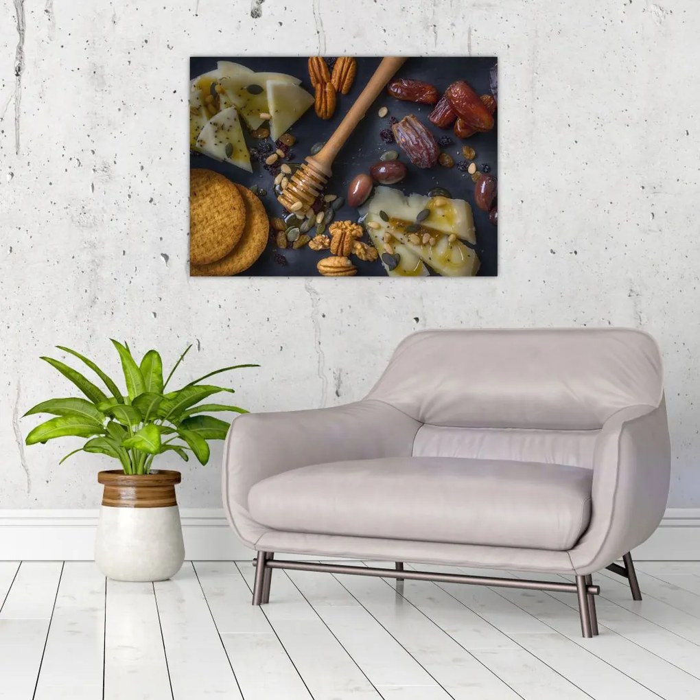 Obraz z suszonymi owocami (70x50 cm)