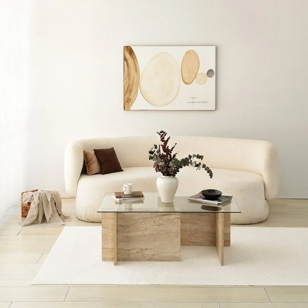 Stolik konferencyjny New Escape Travertine