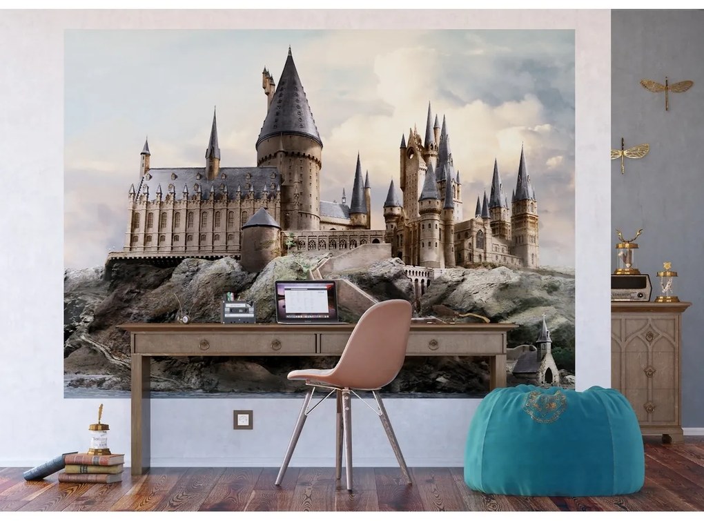 Fototapeta dla dzieci Harry Potter Hogwart 252 x182 cm, 4 części