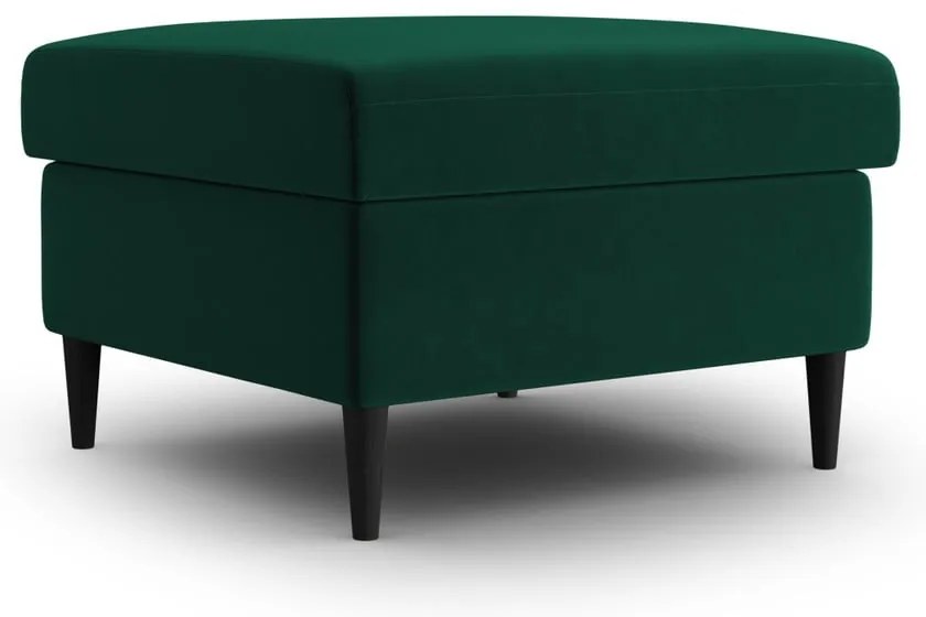 Zielony aksamitny podnóżek Kyoto – Cosmopolitan Design