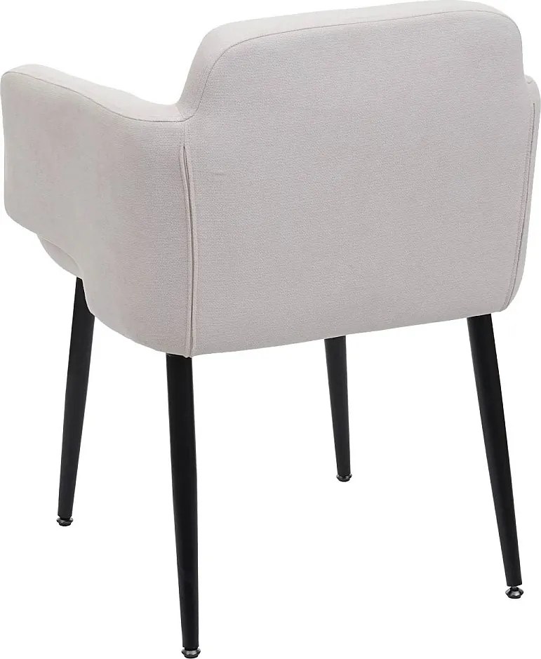 Krzesło do jadalni MCW-L13 (zestaw 6 sztuk),  kremowo-białe