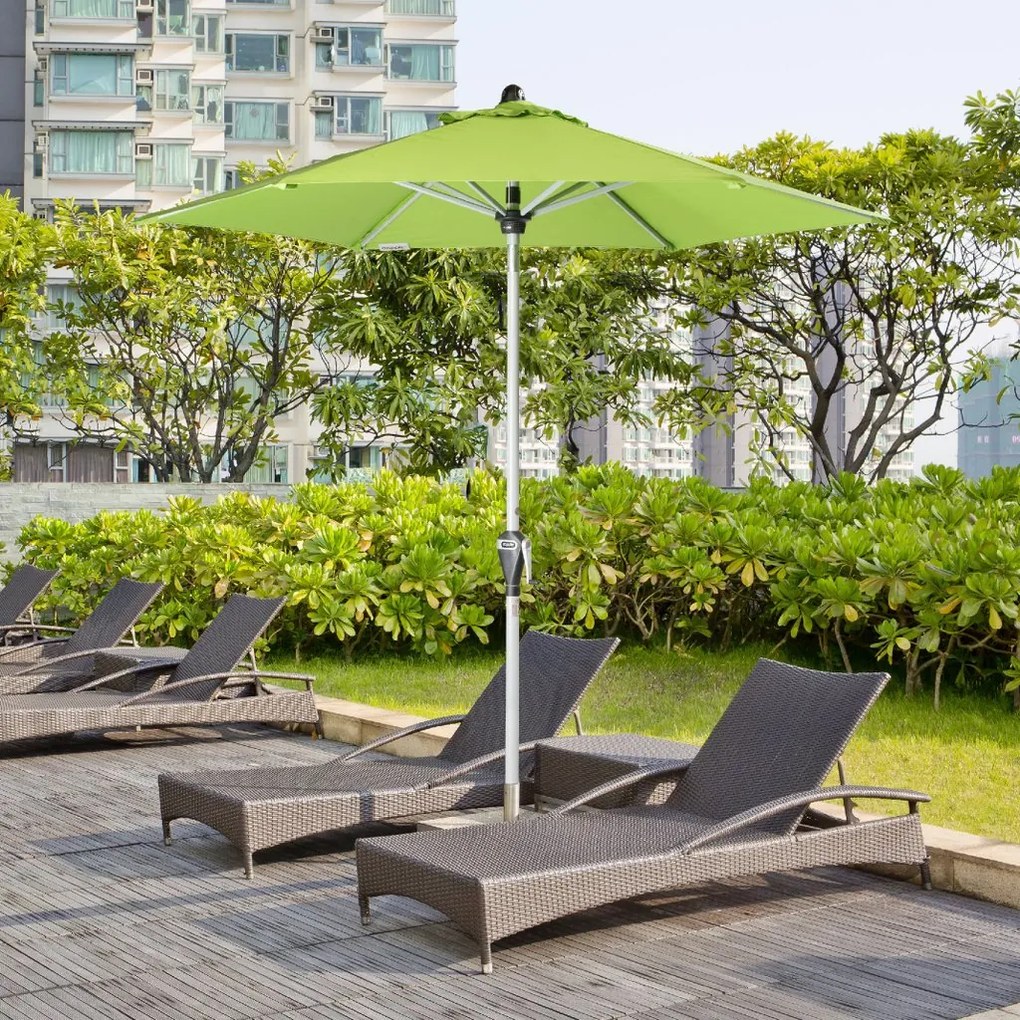 Doppler ACTIVE parasol ogrodowy 210 cm zielony