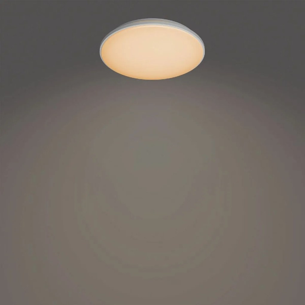Philips 8720169196131 sufitowa lampa LED Wincel 40W 4300LM 2700-6500K 48 cm IP20, biała + pilot