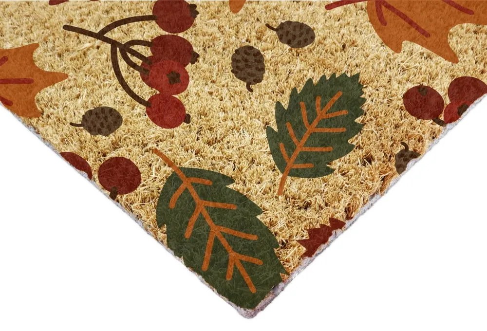 Wycieraczka z włókna kokosowego 60x90 cm Autumn Leaves – Artsy Doormats