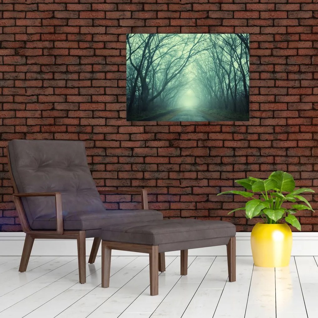 Obraz - Droga z aleją drzew (70x50 cm)