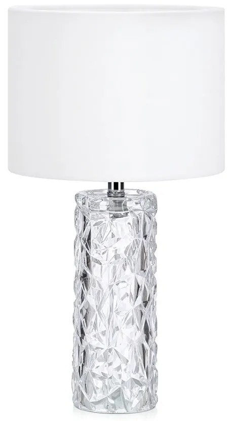 Biała lampa stołowa Markslöjd Madame