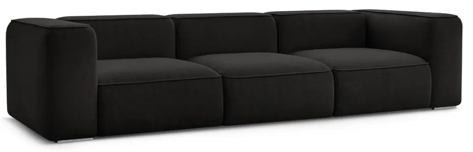 Czarna sofa 345 cm Zephyr – Bobochic Paris