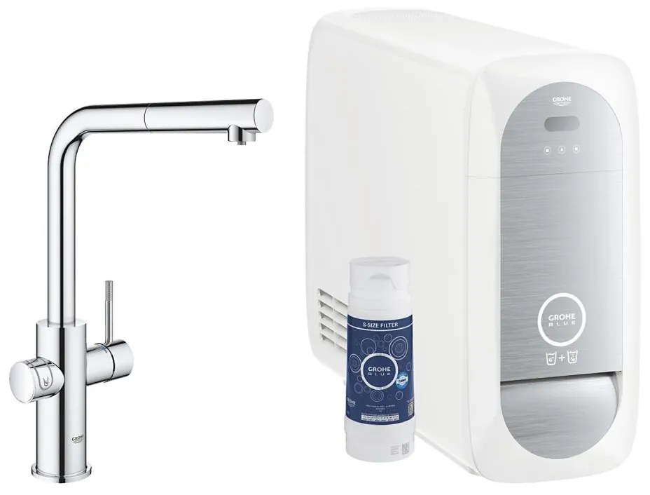 GROHE 31927001 - bateria zlewozmywakowa BLUE HOME czarna