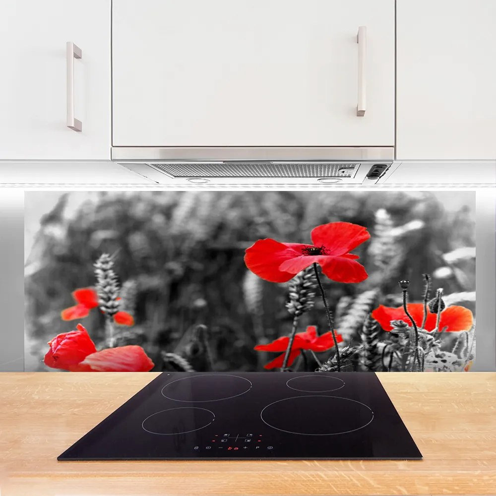 Panel Kuchenny Klasyczne Czerwone Maki