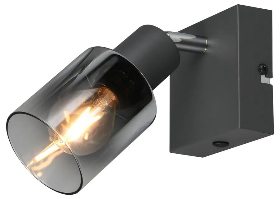 Antracytowa lampa punktowa ø 7 cm Cadiz – Reality