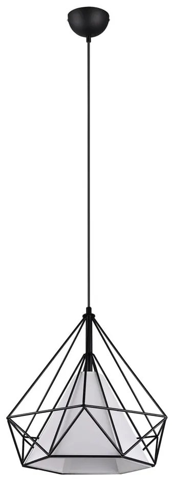 Czarna lampa wisząca ø 38 cm Babette – Trio