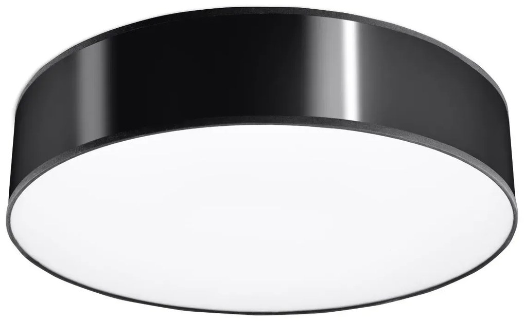 Okrągły czarny plafon LED E779-Vati