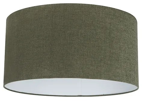 Abażur z tkaniny ciemnozielony 50/50/25