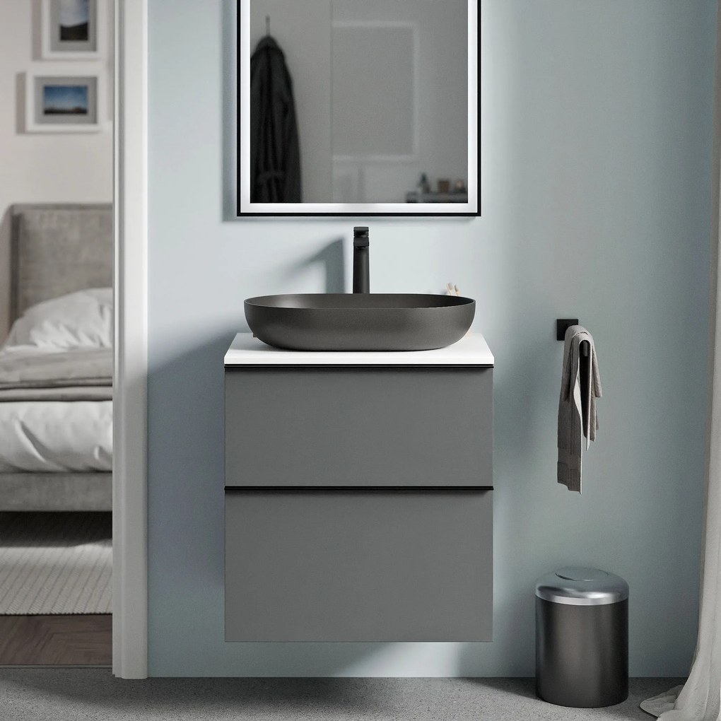 Meble łazienkowe szafka pod umywalkę nablatową LAVOA 60 cm