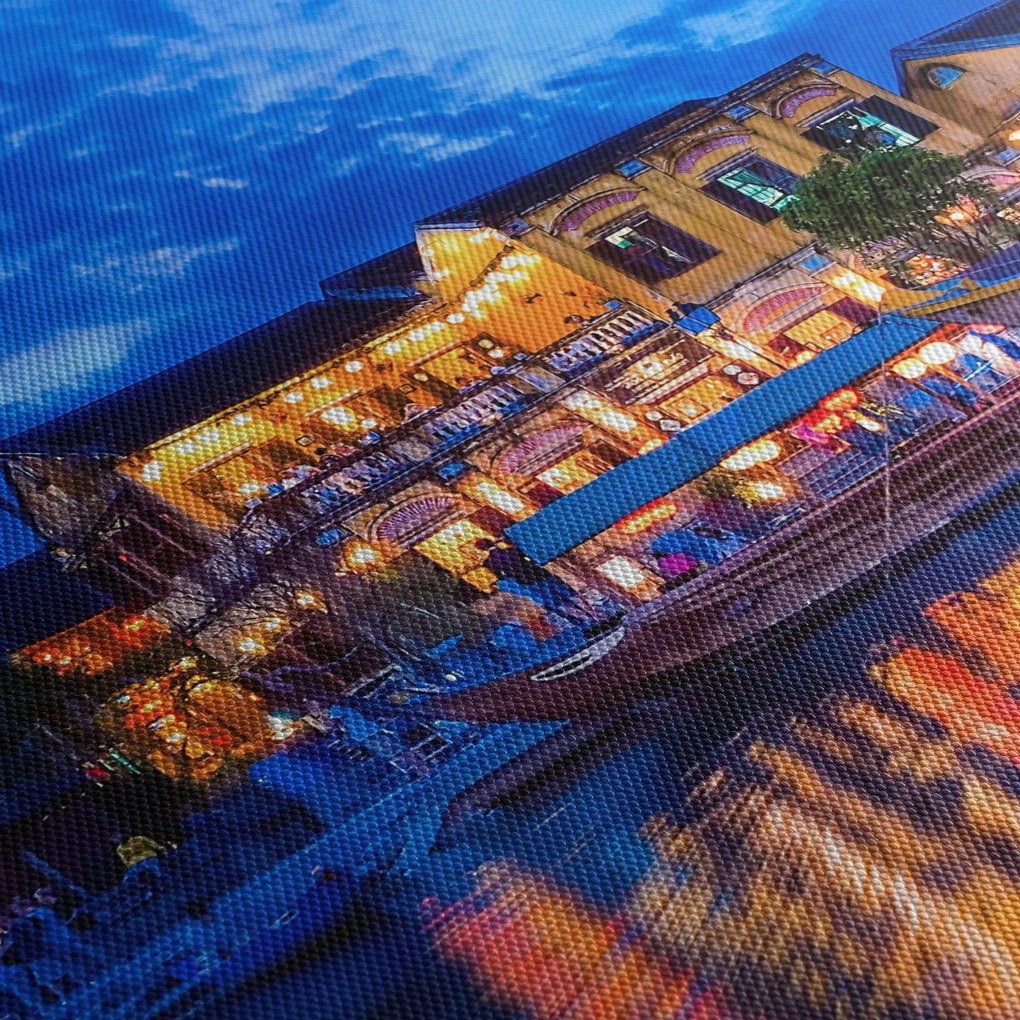 Obraz nocnego miasta Hoi An w Wietnamie (170x50 cm)