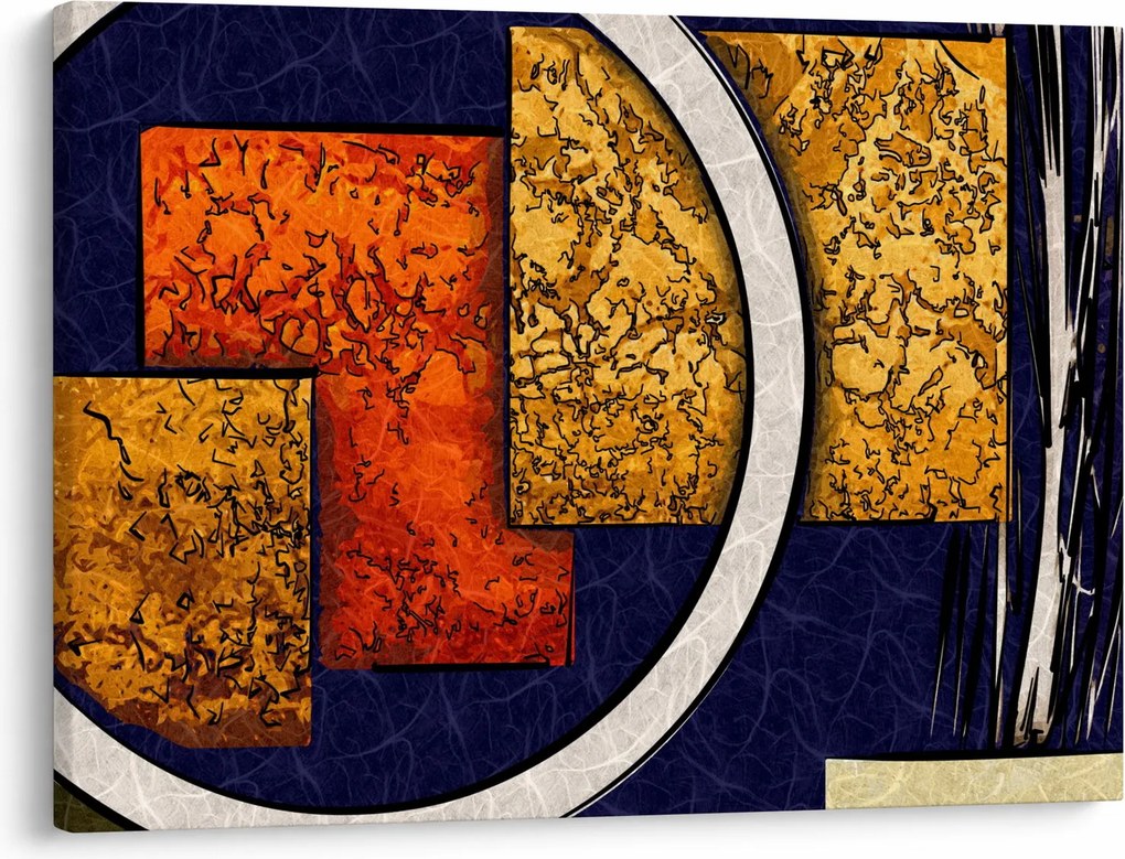 Obraz abstrakcji (70x50 cm)