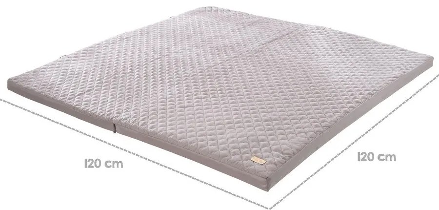 Ciemnoszara mata do zabawy dla dzieci 120x120 cm Style – Roba