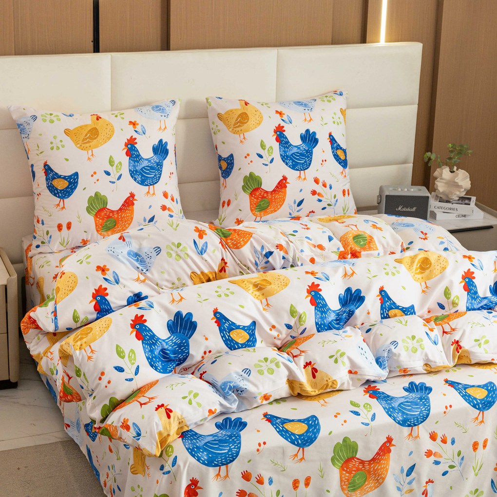 PrzytulneMieszkanie.pl PrzytulneMieszkanie.pl Pościel z mikrofibry HENRIETTA kolorowa Rozmiar pościeli: 2 szt 70 x 90 cm | 200 x 220 cm