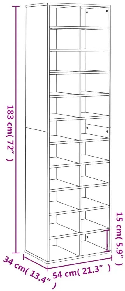 Duża szafa na buty C3-N74