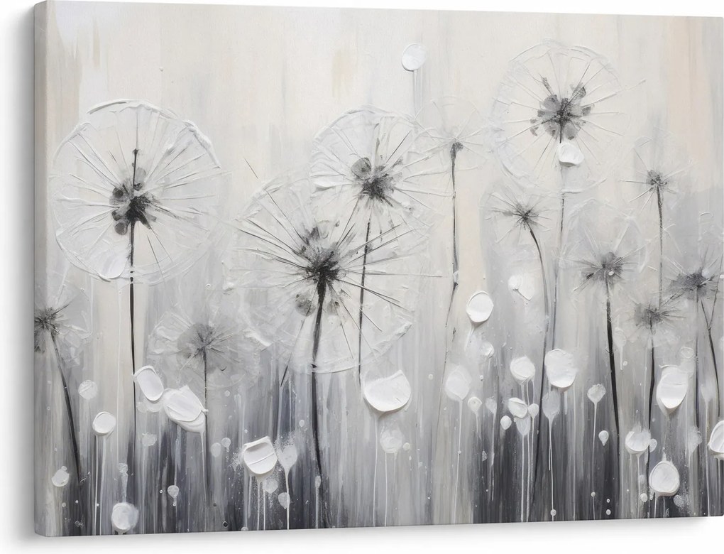Obraz - Mlecze, malarstwo (70x50 cm)