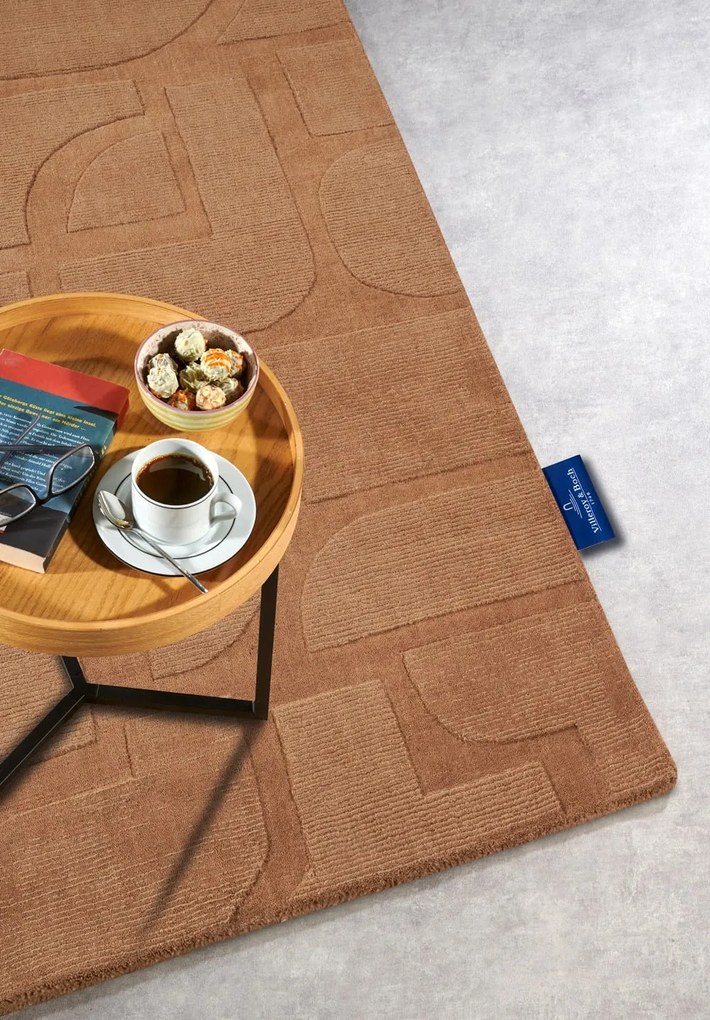 Dywan wełniany Villeroy &amp; Boch Alexis odcienie brązowego 160 cm x 230 cm