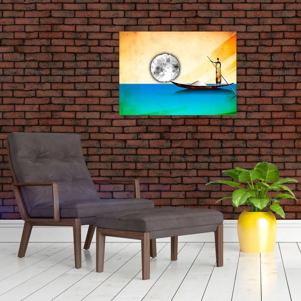 Obraz na szkle - Malarstwo starożytne (70x50 cm)