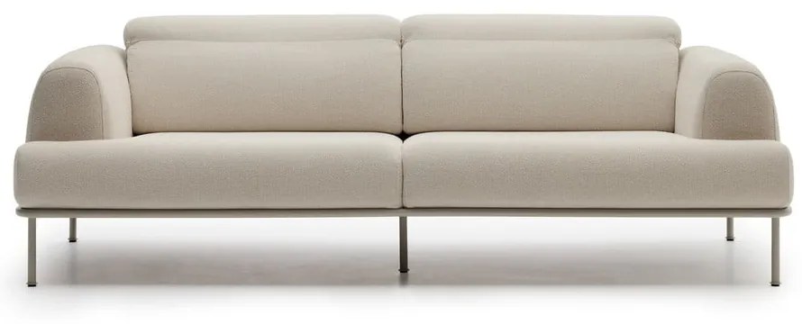 Beżowa sofa z materiału bouclé 234 cm Aurum – Kave Home