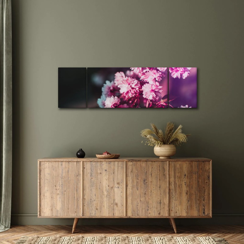 Obraz kwiatów drzewa (170x50 cm)