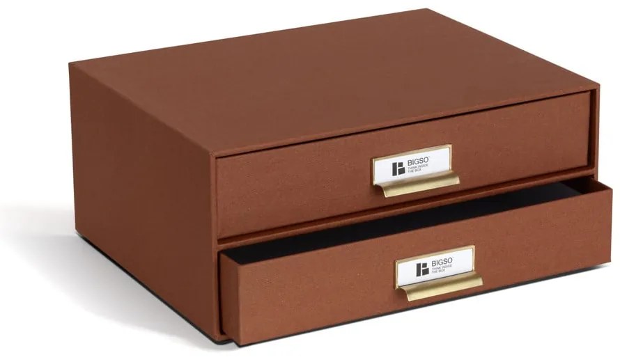 Kartonowy organizer z szufladką Birger Restore Paper Laminate – Bigso