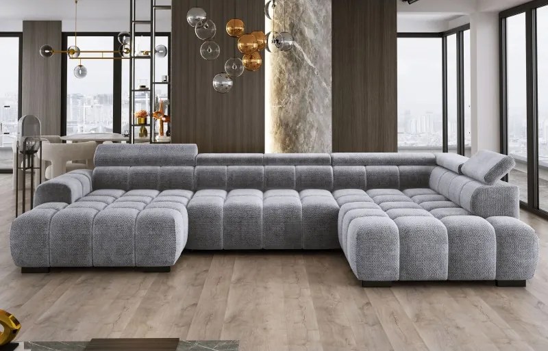 Narożnik BULL XL Prawostronny z elektryczną funkcją regulacji tkanina Eden 18 WERSAL