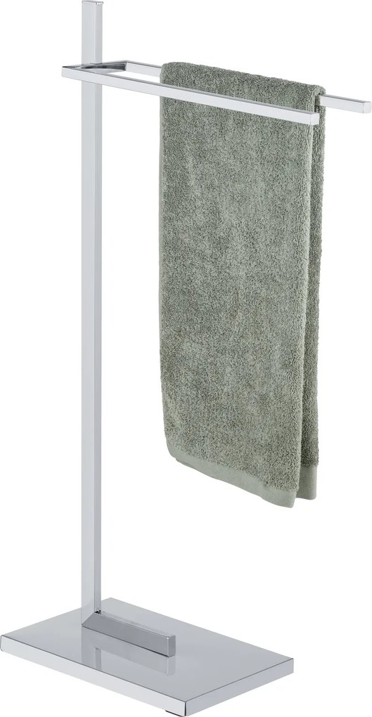 Łazienkowy stojak na ręczniki QUADRO - 2 ramienny, WENKO