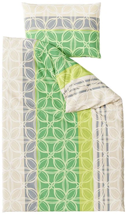 PrzytulneMieszkanie.pl PrzytulneMieszkanie.pl Pościel z kory ROMANCE zielona Rozmiar pościeli: 70 x 90 cm | 140 x 200 cm