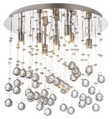 Ideal Lux-LED Lampa sufitowa kryształowa MOONLIGHT 8xG9/3W/230V śr. 40 cm chrom
