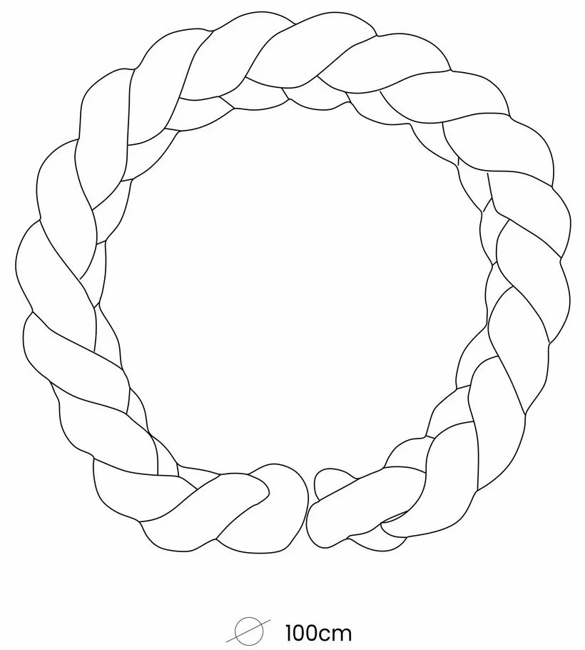 Różowy kokon dla niemowląt 100x100 cm – Meowbaby