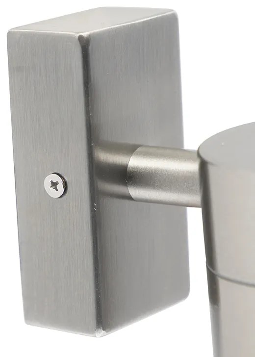 Zewnetrzna Lampa ścienna zewnętrzna stal IP44 - Solo Nowoczesny Oswietlenie zewnetrzne