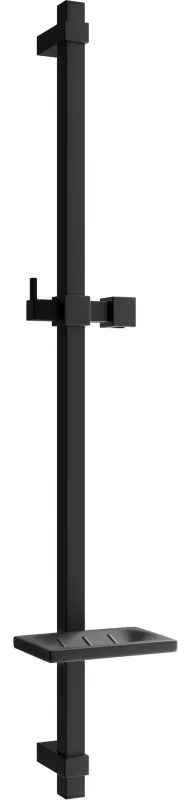 Mexen DQ drążek prysznicowy z mydelniczką 80 cm, czarny - 79381-70