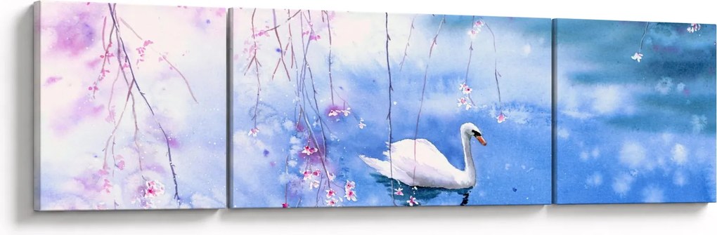 Obraz - Magiczne jezioro (170x50 cm)