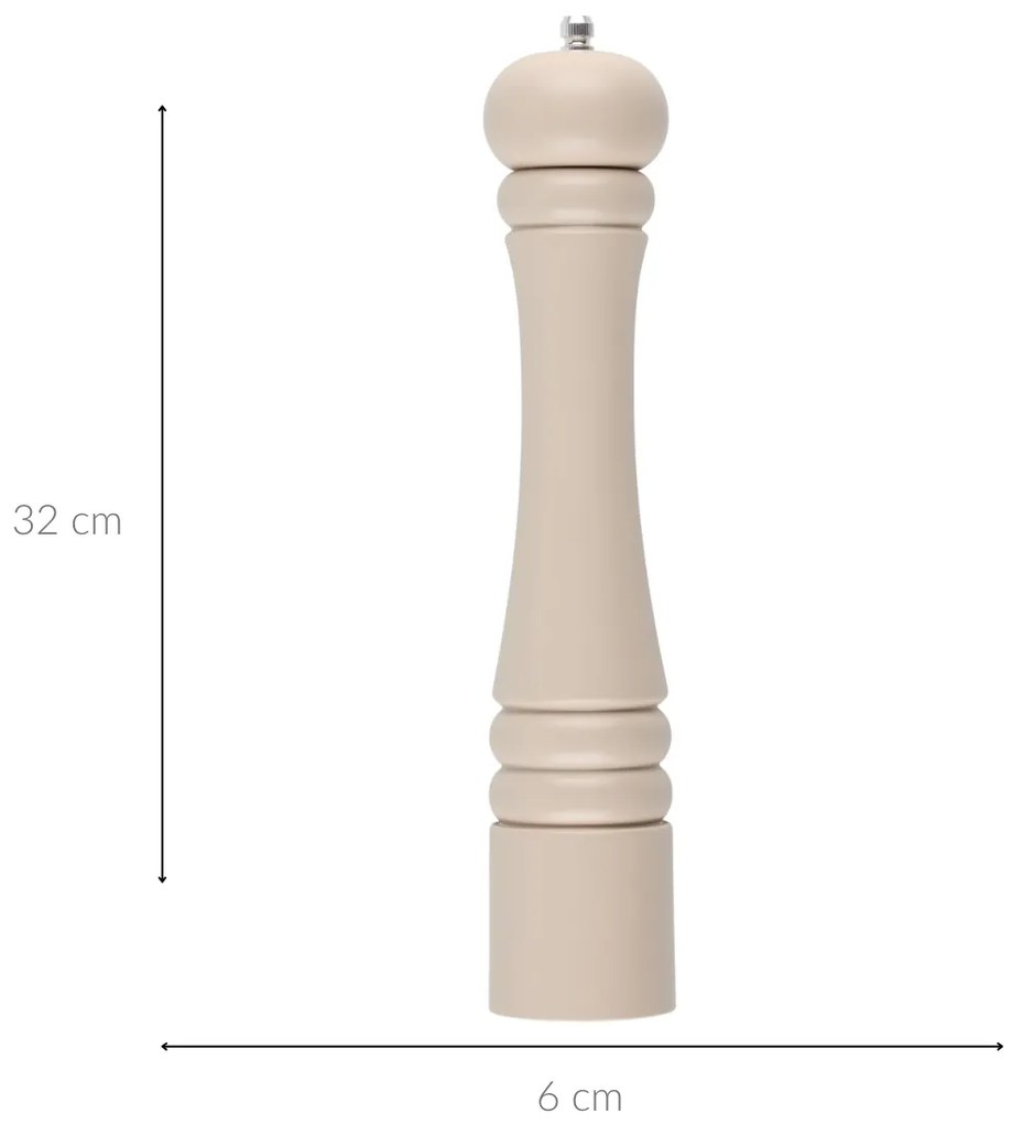 Młynek do przypraw drewniany, 32 cm