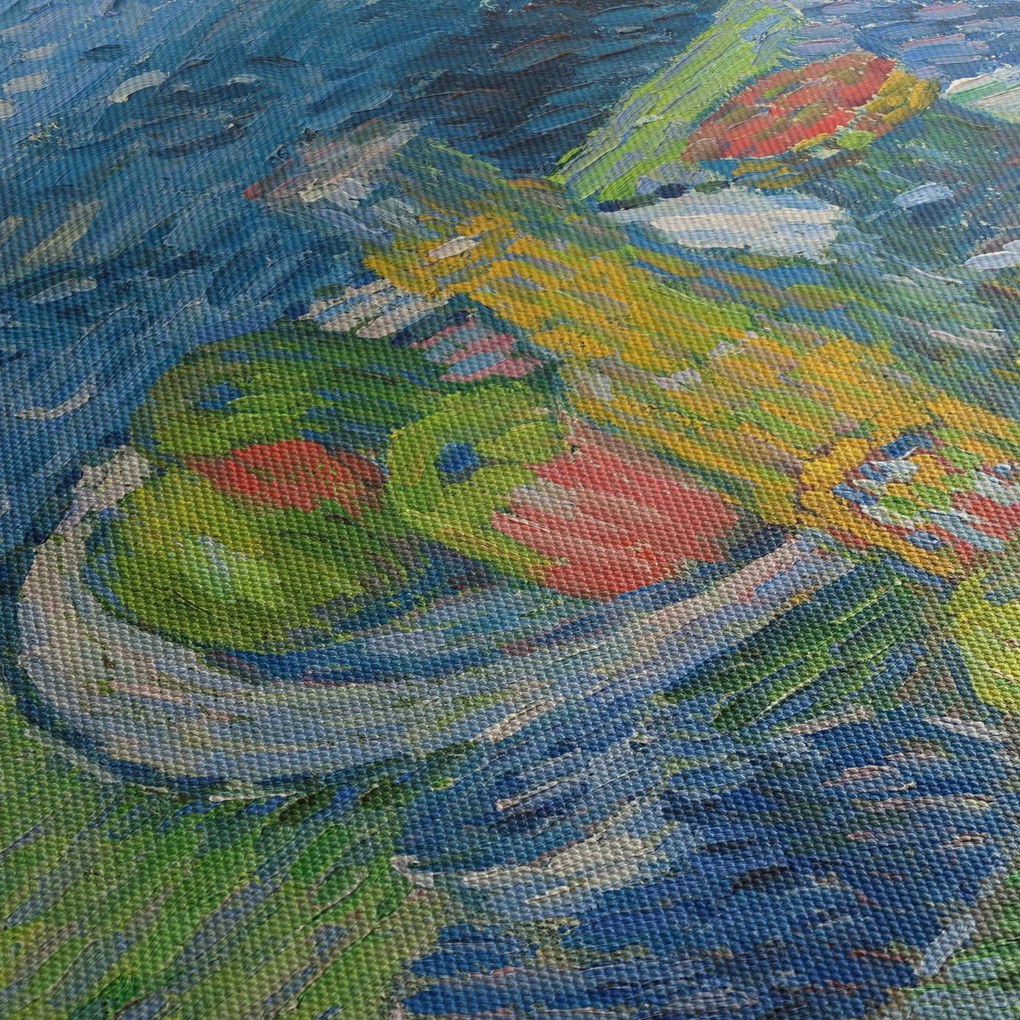 Obraz - Alexej von Jawlensky, Still Life with Bottles and Fruit, reprodukcje (70x50 cm)