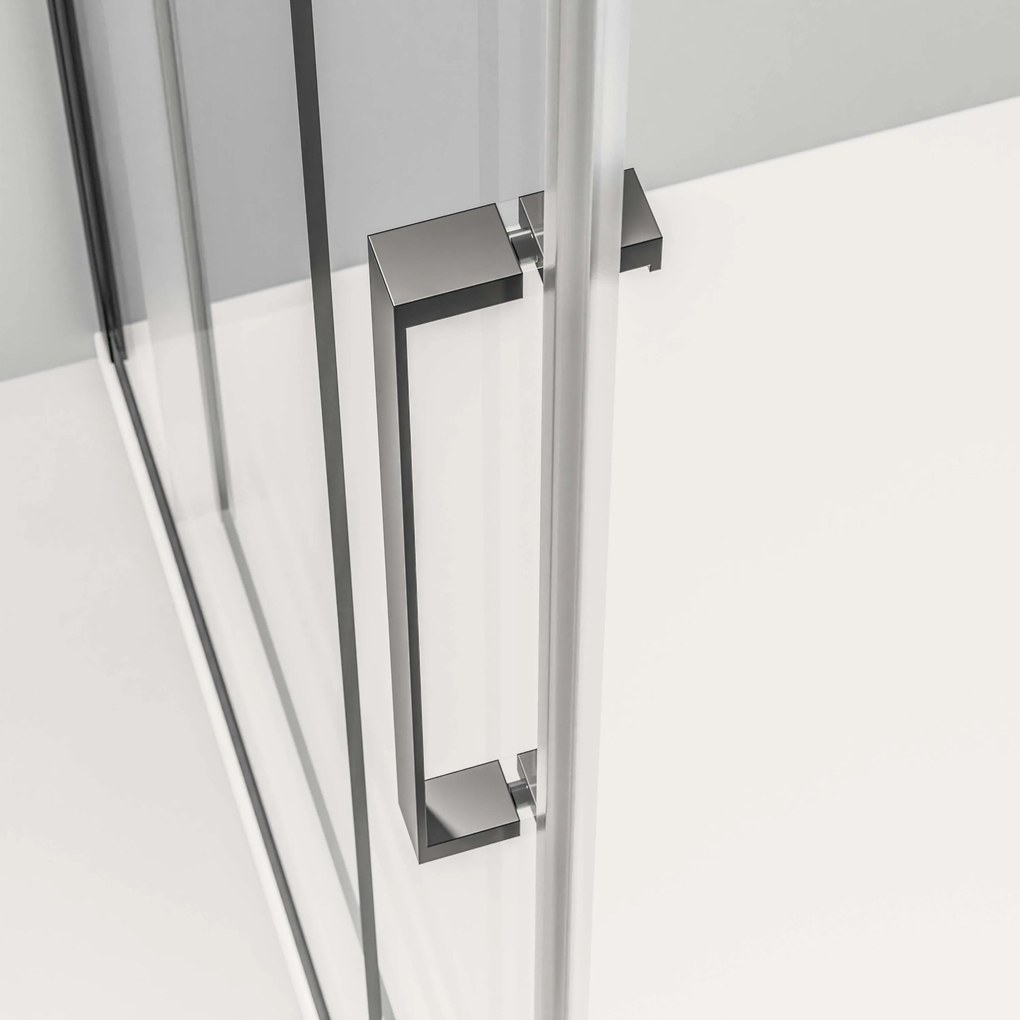 Drzwi prysznicowe przesuwne ze ścianką Soft-Close DX906 FLEX