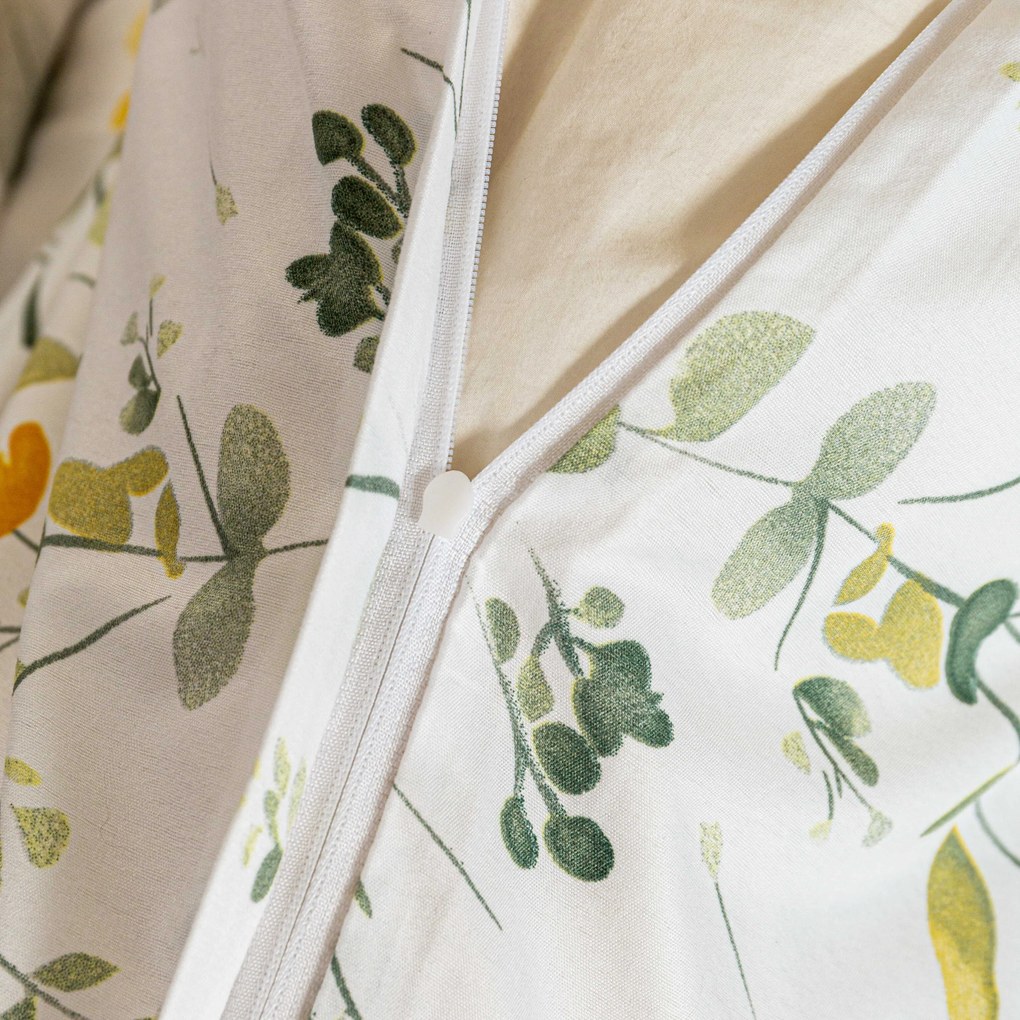 PrzytulneMieszkanie.pl PrzytulneMieszkanie.pl Pościel z mikrofibry CITRUS GARDEN białe Rozmiar pościeli: 70 x 90 cm | 140 x 200 cm