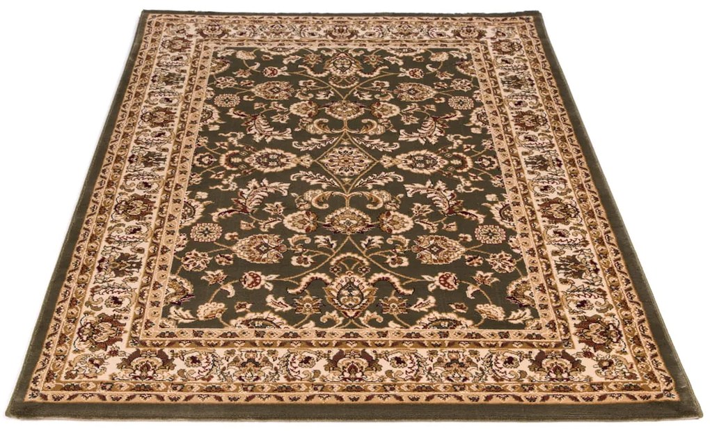 Dywan klasyczny Venezia Orient zielono-kremowy 160 cm x 230 cm