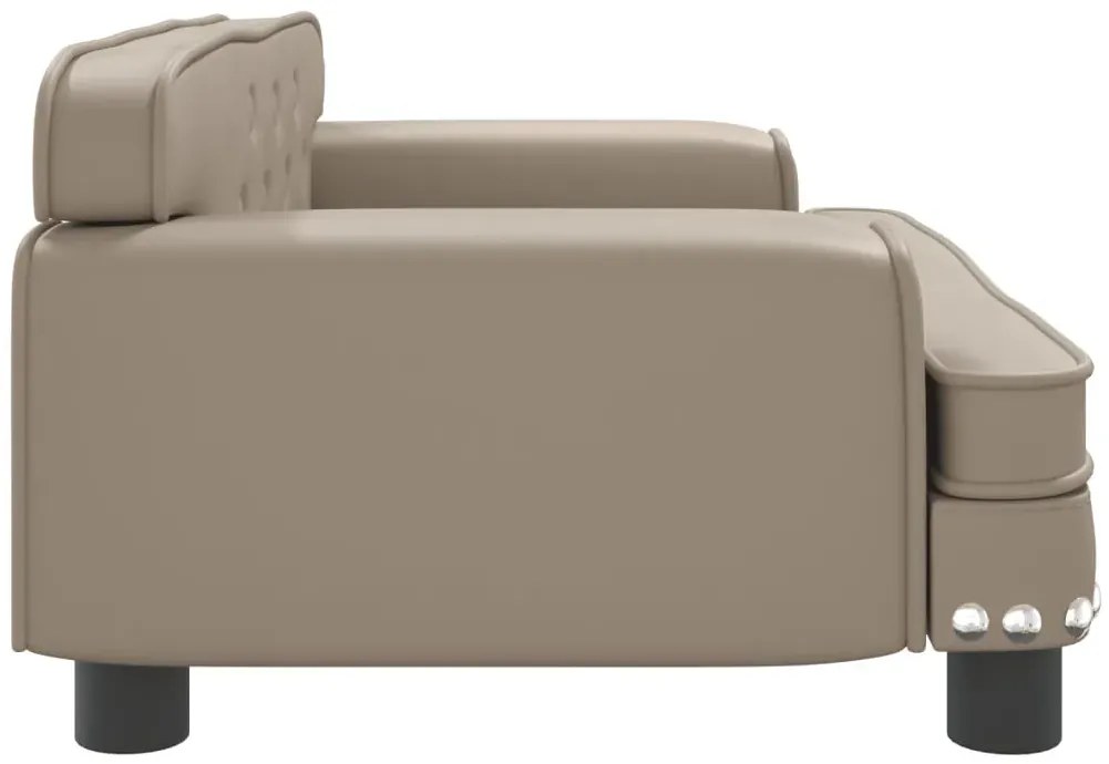 Nowoczesna sofa dziecięca cappuccino - Nilan
