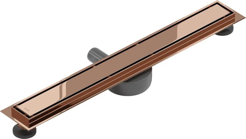 Mexen Flat 360° M13 odpływ liniowy obrotowy 2w1 70 cm, różowe złoto - 1610070-40