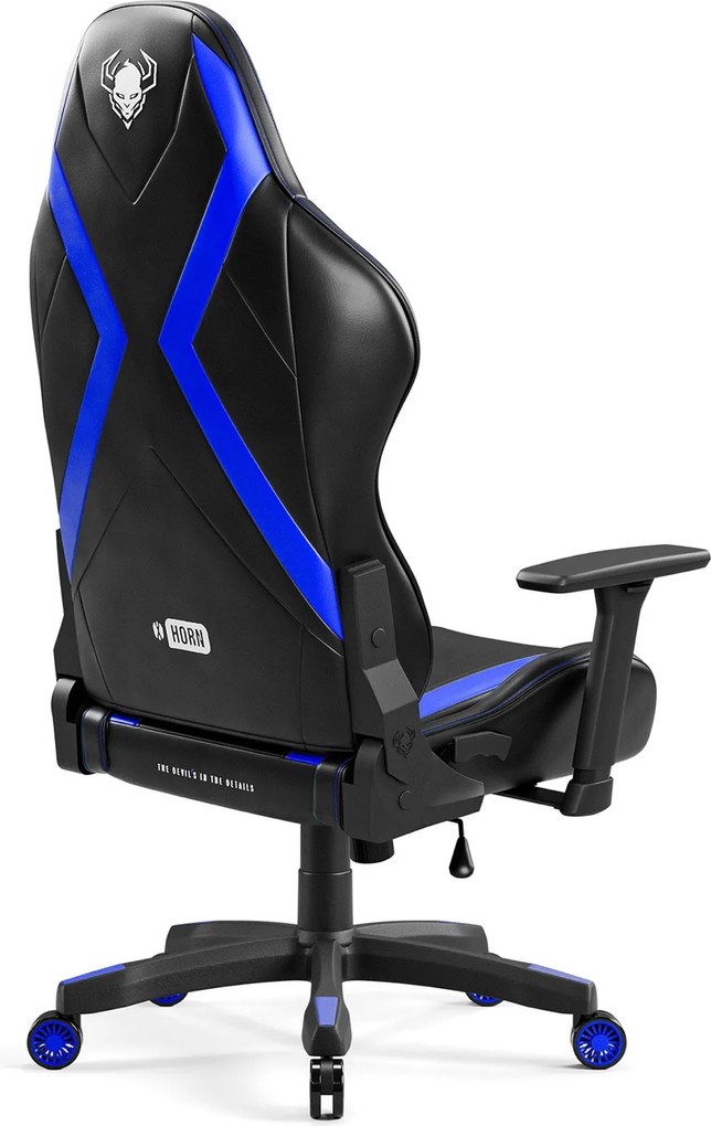 Fotel dla graczy Diablo X-Horn 2.0 Normal Size czarno-niebieski