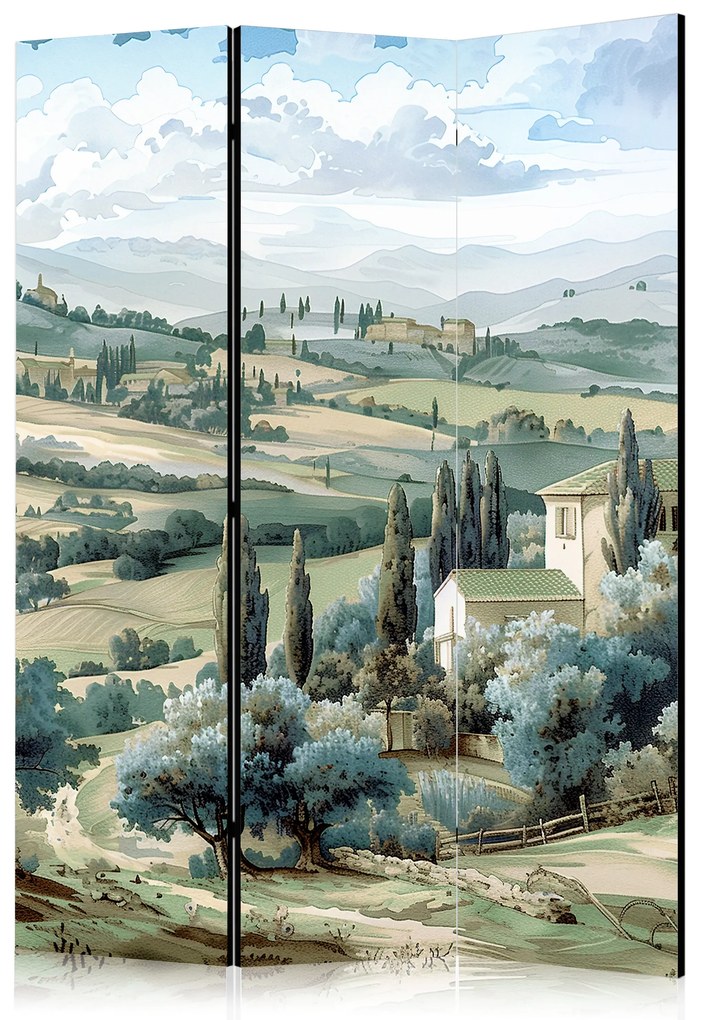 Parawan jednostronny Pejzaże 135x172 cm 3-częściowy beżowy ARTGEIST B