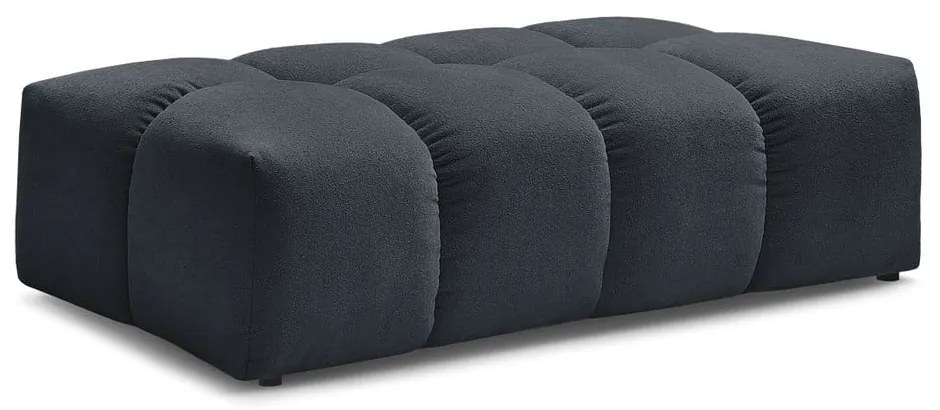 Ciemnoniebieski podnóżek z tkaniny szenilowej Everest – Bobochic Paris