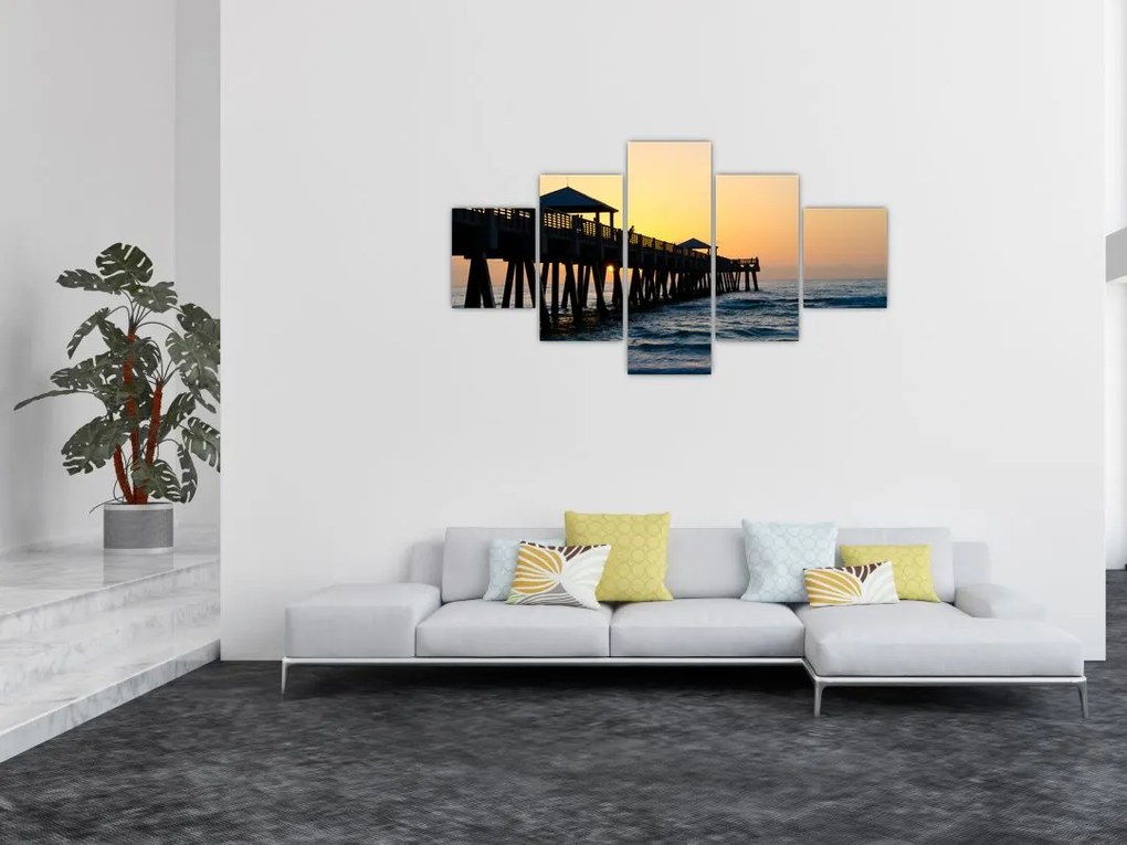 Obraz na plaży (125x70 cm)