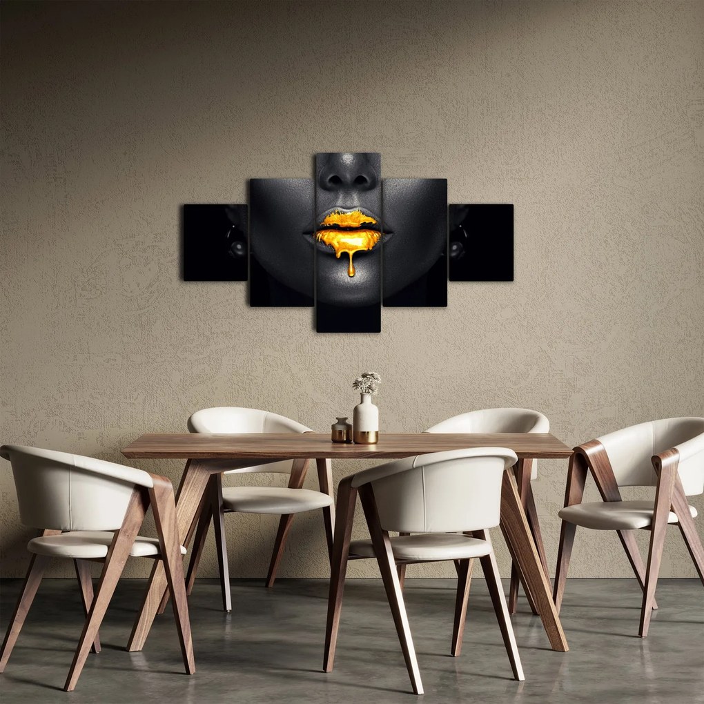 Obraz - Usta kobiety (125x70 cm)