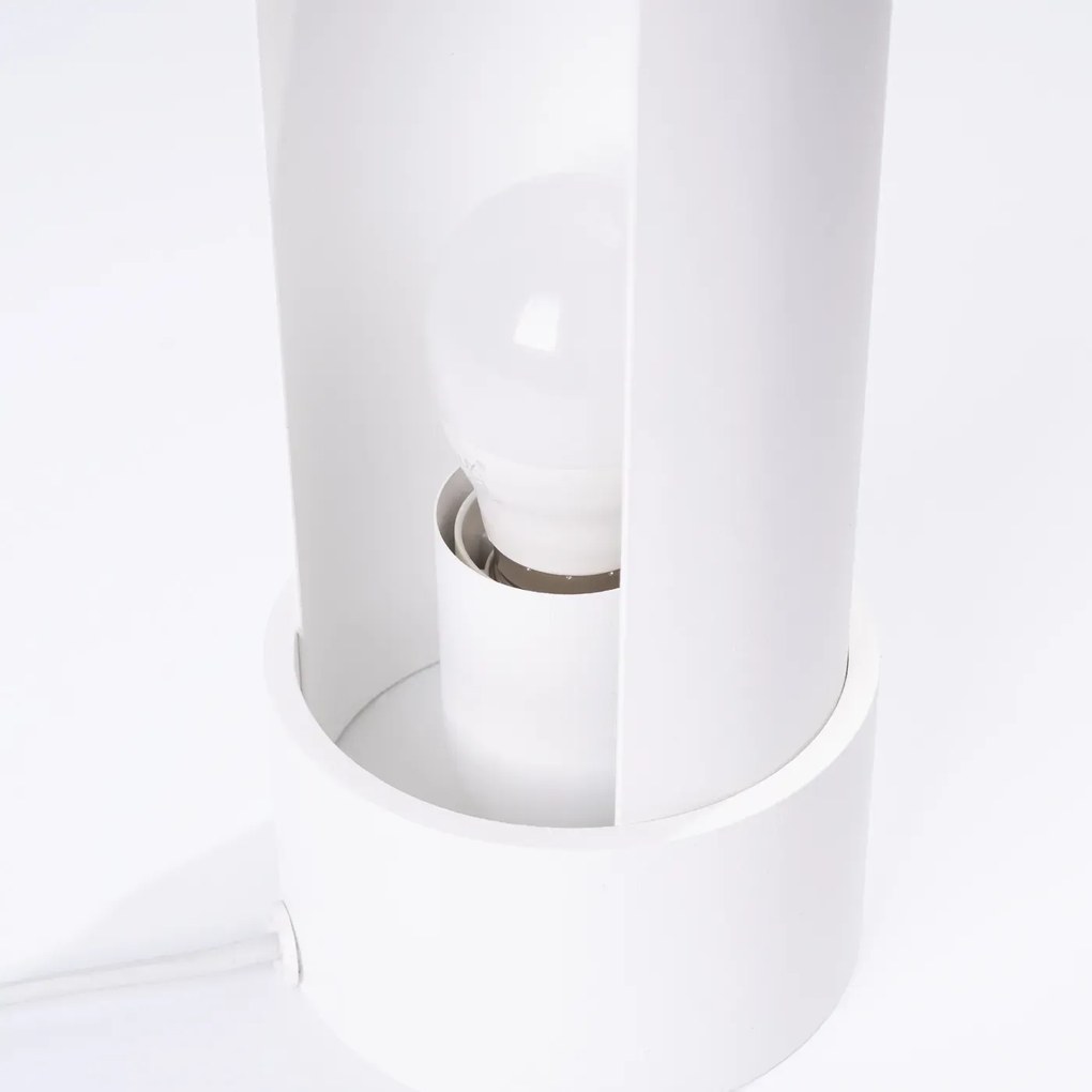 Lampa biurkowa FLASH biała SOLLUX LIGHTING